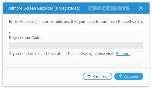 Vidmore Screen Recorder registration code 2025