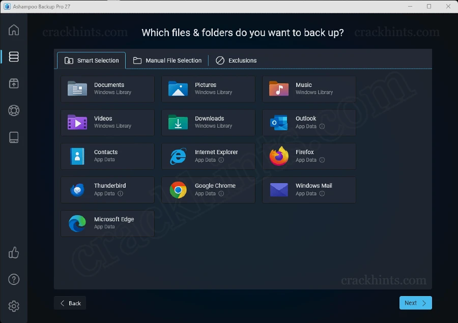 Ashampoo Backup Pro 27 activated version interface