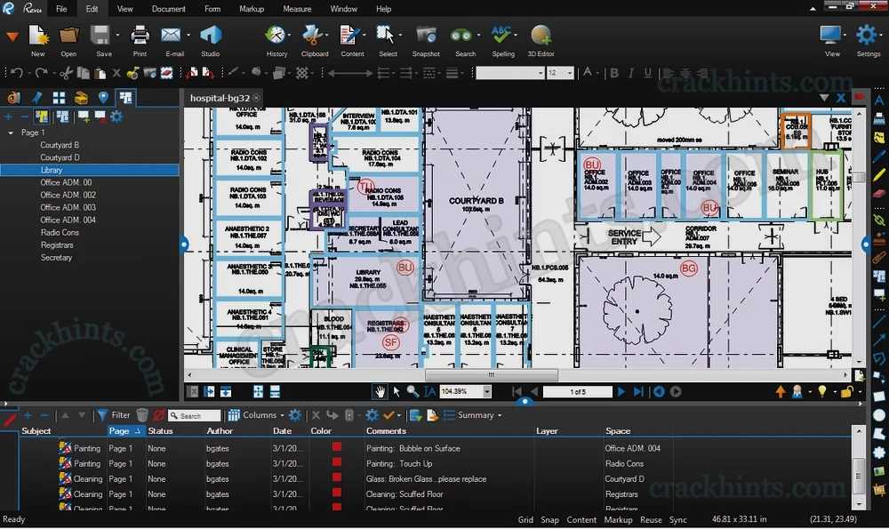Bluebeam Revu Download Full Version Interface with PDF Editing Tools